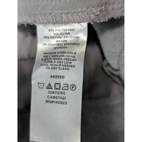 LOFT Marisa Trouser Pants Womens 10 Tall Gray Dress Slacks Work Career Stretch - Picture 7 of 7